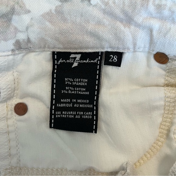 For all Mankind flowered jeans - Picture 4 of 4